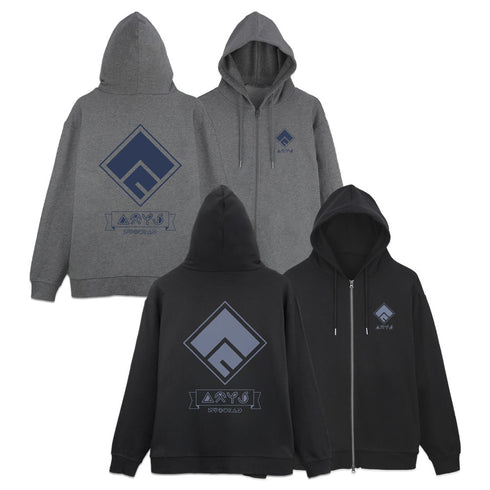 『この素晴らしい世界に祝福を!』アクシズ教 ジップパーカー Ver.3.0 ミックスグレー XL