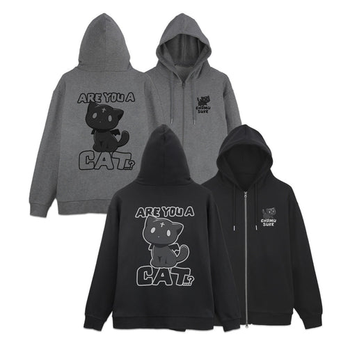 『この素晴らしい世界に祝福を!』ちょむすけ ジップパーカー Ver.4.0 ミックスグレー XL