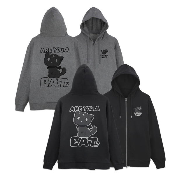 『この素晴らしい世界に祝福を!』ちょむすけ ジップパーカー Ver.4.0 ミックスグレー XL