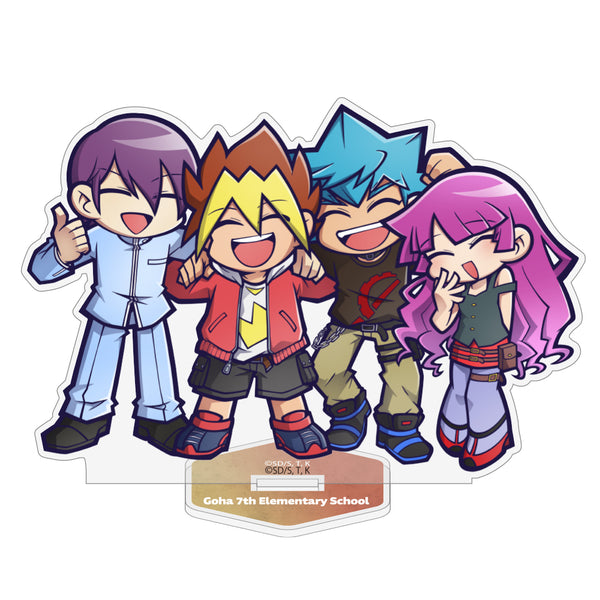 『遊☆戯☆王SEVENS』遊我&ルーク&ガクト&ロミン アクリルスタンド