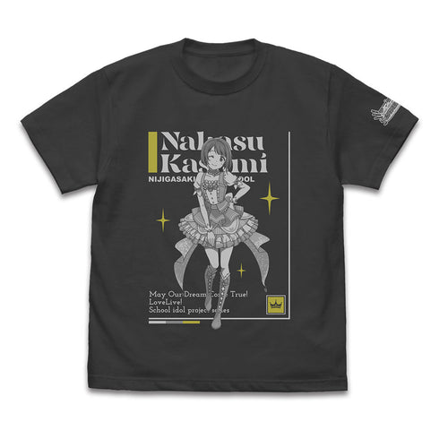 『ラブライブ!虹ヶ咲学園スクールアイドル同好会』中須かすみく Tシャツ DREAM LIVE!! Ver. スミ L