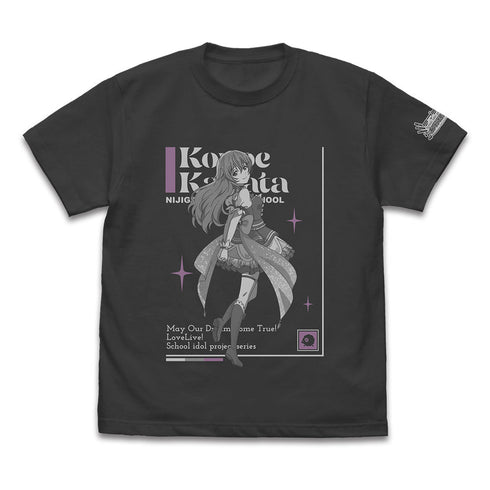 『ラブライブ!虹ヶ咲学園スクールアイドル同好会』近江彼方 Tシャツ DREAM LIVE!! Ver. スミ L