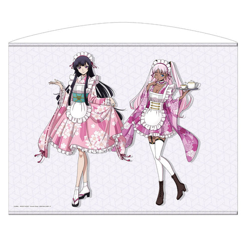 『コードギアス 奪還のロゼ』描き下ろし サクヤ&キャサリン 100cmタペストリー 和風メイドVer.