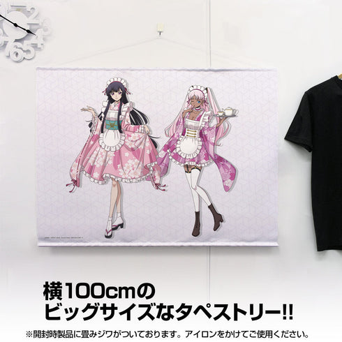 『コードギアス 奪還のロゼ』描き下ろし サクヤ&キャサリン 100cmタペストリー 和風メイドVer.