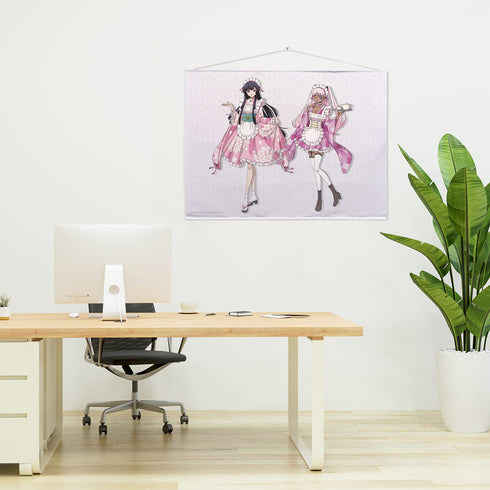 『コードギアス 奪還のロゼ』描き下ろし サクヤ&キャサリン 100cmタペストリー 和風メイドVer.