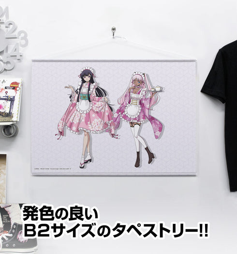 『コードギアス 奪還のロゼ』描き下ろし サクヤ&キャサリン B2タペストリー 和風メイドVer.