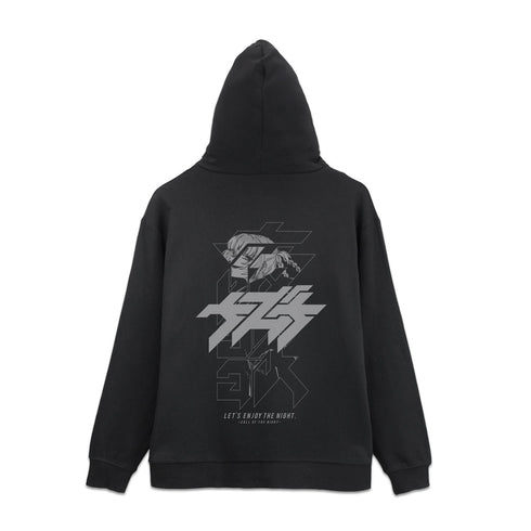 『よふかしのうた Season2』よふかしのうた ジップパーカー ブラック M