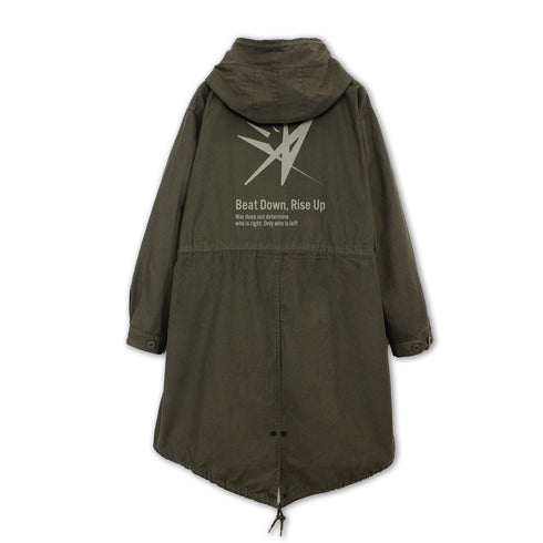 『ヘブンバーンズレッド』31A部隊ロゴ M-51ジャケット モス M