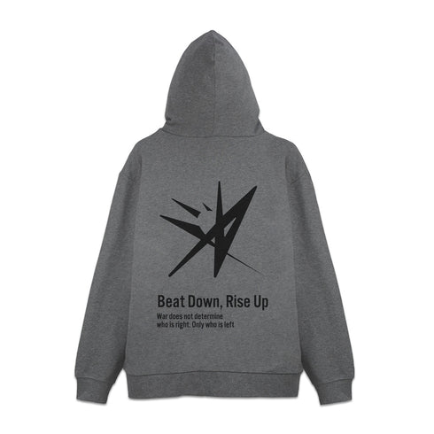 『ヘブンバーンズレッド』31A部隊ロゴ ジップパーカー Ver.3.0 ミックスグレー XXL