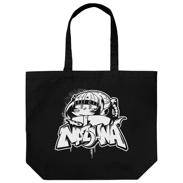 『よふかしのうた Season2』ナズナ ペイントアート ラージトート ブラック