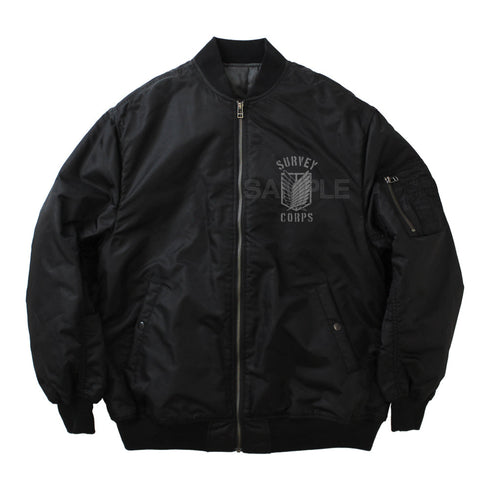 『進撃の巨人』調査兵団 MA-1ジャケット Ver.2.0 モス M