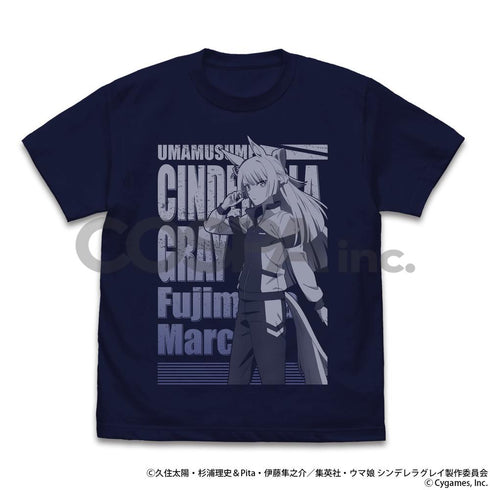 『ウマ娘 シンデレラグレイ』フジマサマーチ Tシャツ ネイビー XL