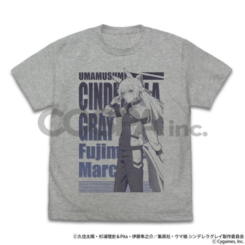 『ウマ娘 シンデレラグレイ』フジマサマーチ Tシャツ ミックスグレー XL