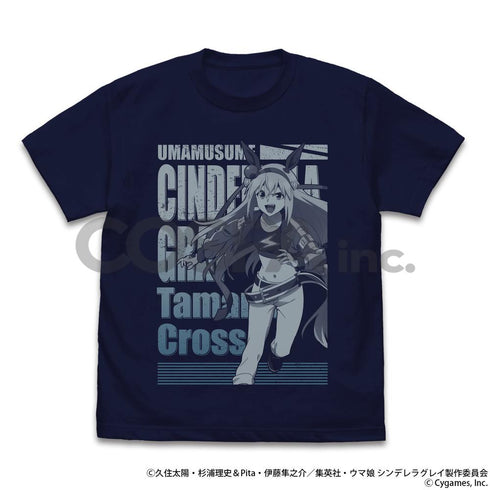 『ウマ娘 シンデレラグレイ』タマモクロス Tシャツ ネイビー XL