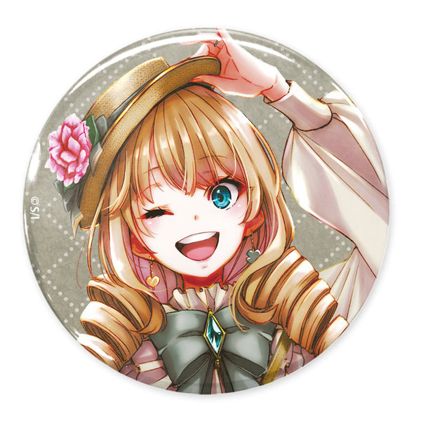 『citrus』描き下ろし 藍原柚子 65mm缶バッジ アフタヌーンティーVer.