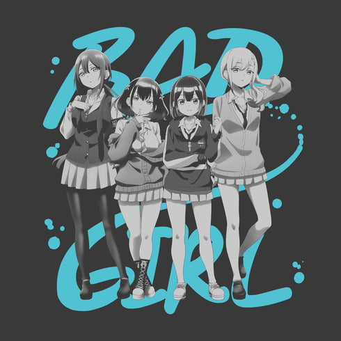 『ばっどがーる』Tシャツ スミ L