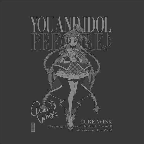 『キミとアイドルプリキュア♪』キュアウインク Tシャツ ホワイト XL