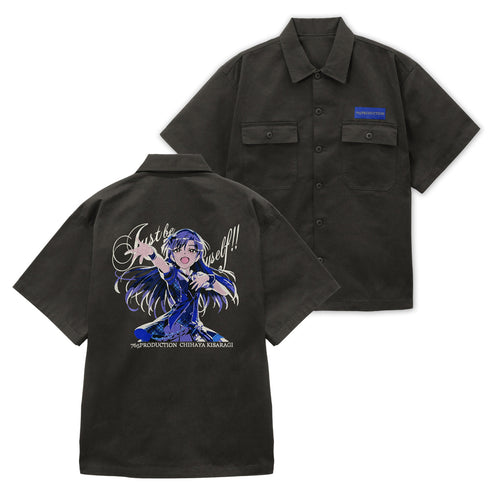 『アイドルマスター』如月千早 刺繍ワークシャツ 2026 MODEL グレー XL