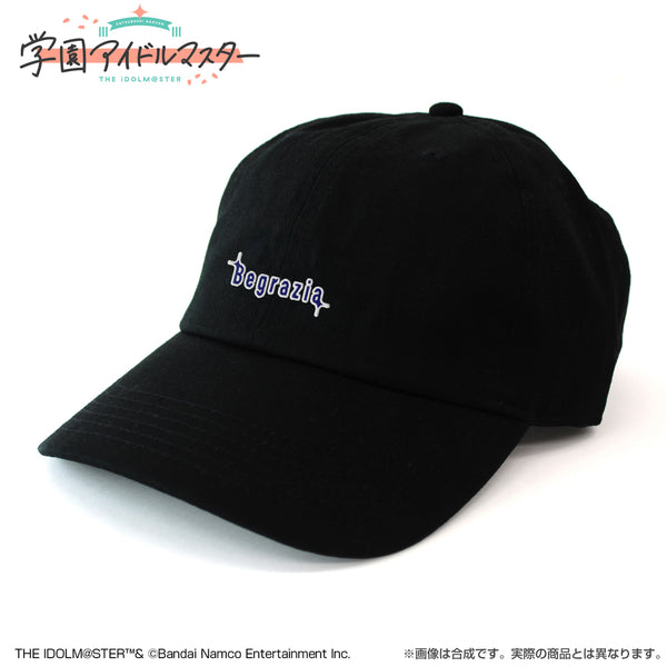 《學園偶像大師》Begrazia 刺繡低頂帽 黑色