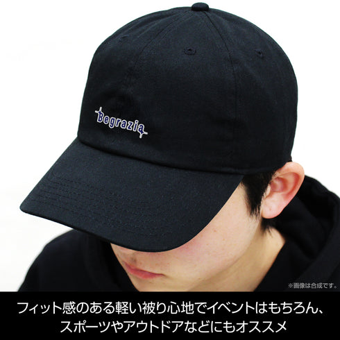 《學園偶像大師》Begrazia 刺繡低頂帽 黑色