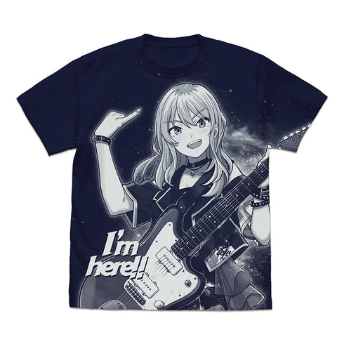 『ガールズバンドクライ』河原木桃香 オールプリントTシャツ ネイビー M