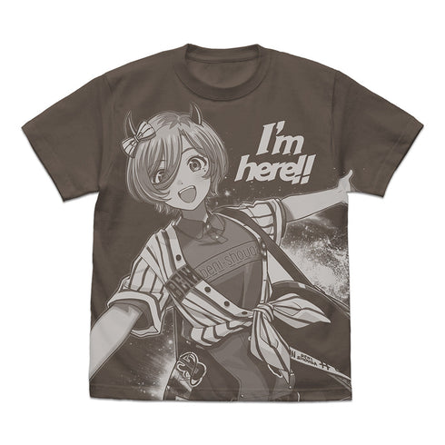 『ガールズバンドクライ』ルパ オールプリントTシャツ チャコール L