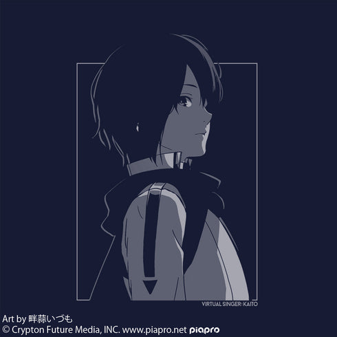 『KAITO』Tシャツ 畔蒜いづもVer. ネイビー M