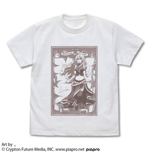 『巡音ルカ』Tシャツ 。Ver. ホワイト L