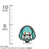 『初音ミク』アクリルブロックフィギュア 小梅64Ver.