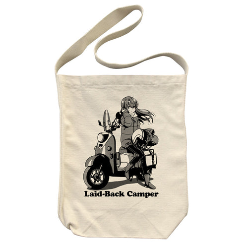 『ゆるキャン△ SEASON3』描き下ろし 志摩リン ショルダートート バイクでひといきVer. ナチュラル