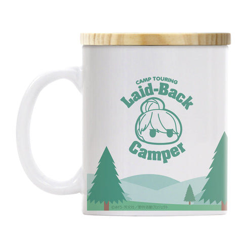 『ゆるキャン△ SEASON3』描き下ろし 志摩リン フタ付きフルカラーマグカップ バイクでひといきVer.