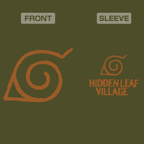 『NARUTO-ナルト- 疾風伝』木ノ葉隠れの里 Tシャツ スミ L