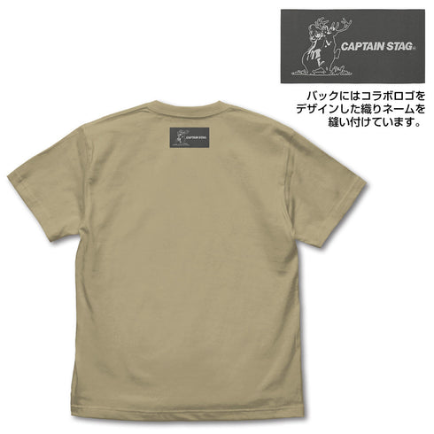 『ゆるキャン△×キャプテンスタッグ』Tシャツ ブラック XL