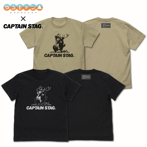 『ゆるキャン△×キャプテンスタッグ』Tシャツ サンドカーキ S