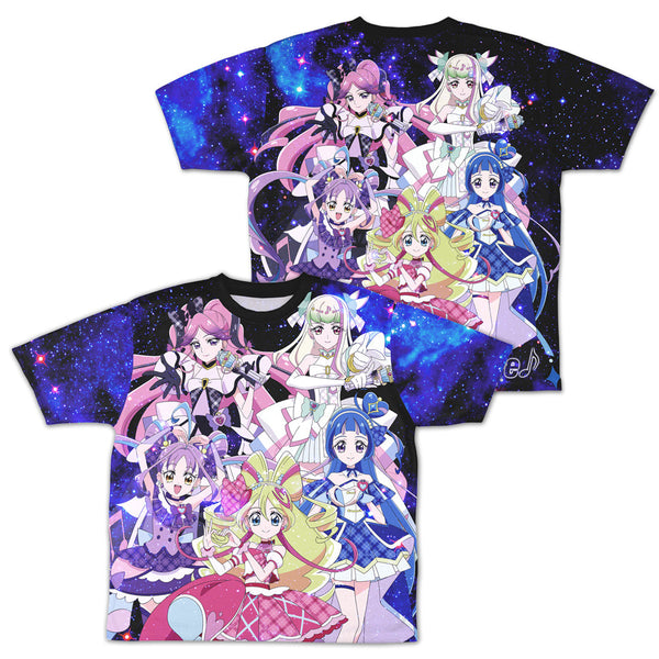 『キミとアイドルプリキュア♪』両面フルグラフィックTシャツ S