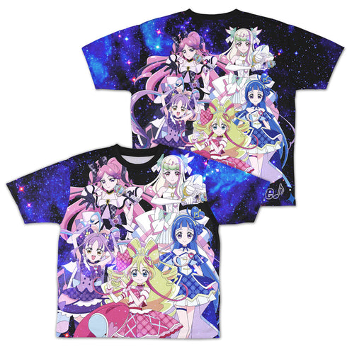 『キミとアイドルプリキュア♪』両面フルグラフィックTシャツ M