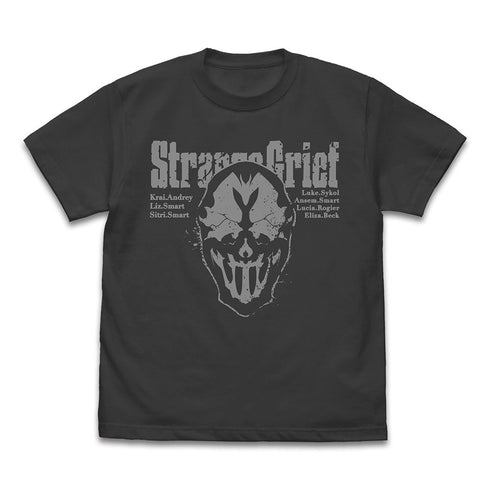 『嘆きの亡霊は引退したい』ストレンジ・グリーフ オールプリントTシャツ スミ L