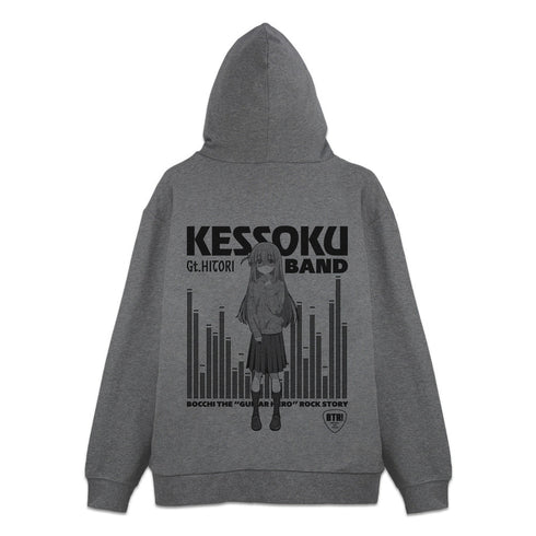 『ぼっち・ざ・ろっく!』後藤ひとり ジップパーカー ミックスグレー XXL