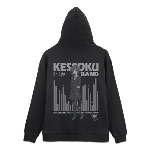 『ぼっち・ざ・ろっく!』山田リョウ ジップパーカー ミックスグレー XXL