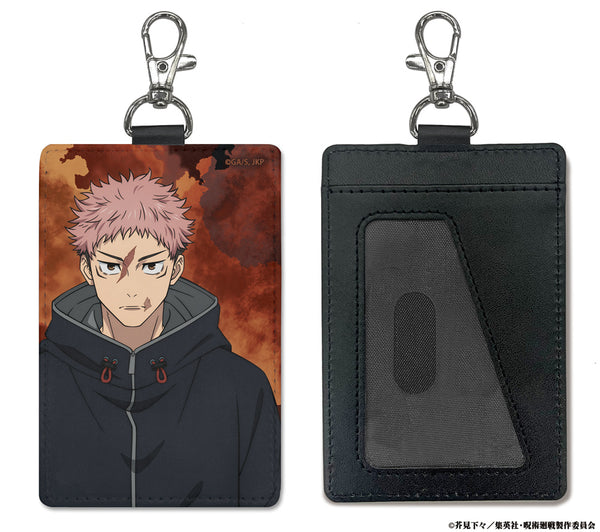 "Jujutsu Kaisen: Death Tour" Yuji Itadori Pass Case (with snap hook)