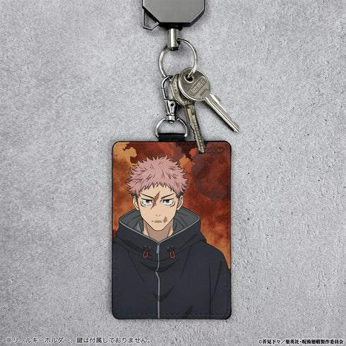 "Jujutsu Kaisen: Death Tour" Yuji Itadori Pass Case (with snap hook)