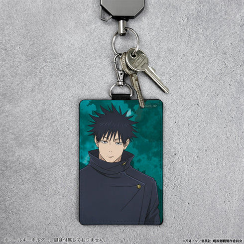 "Jujutsu Kaisen: Death Tour" Megumi Fushiguro Pass Case (with snap hook)