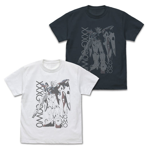 『新機動戦記ガンダムW』XXXG-00W0 ウイングガンダムゼロ Tシャツ スレート L