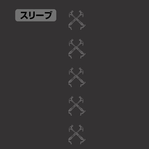 『ドロヘドロ』心 マスク 袖リブロングスリーブTシャツ スミ M