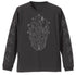 『ドロヘドロ』心 マスク 袖リブロングスリーブTシャツ スミ XL