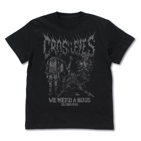 『ドロヘドロ』十字目 Tシャツ ブラック XL