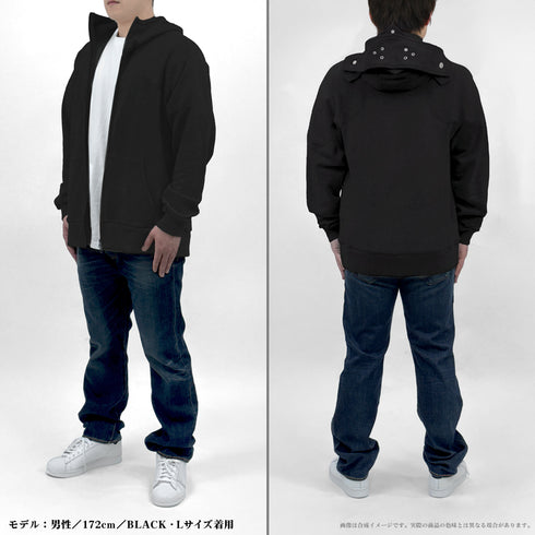 『Itemya』护甲连帽衫 Ver.2.0 黑色 XL