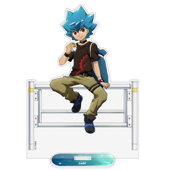 《游戏王SEVENS》全新绘制 卢克 亚克力立牌(大) 休闲模式决斗者Ver.