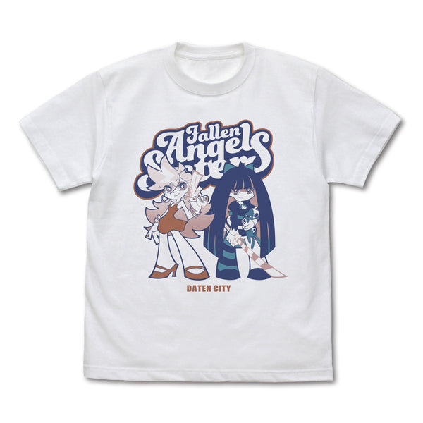 『New PANTY & STOCKING with GARTERBELT』パンティ&ストッキング Tシャツ ホワイト L