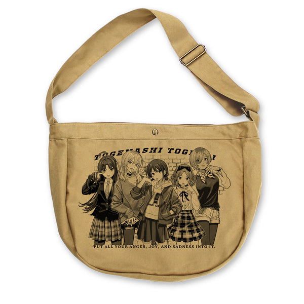 『ガールズバンドクライ』トゲナシトゲアリ メンバー ニュースペーパーバッグ サンドカーキ